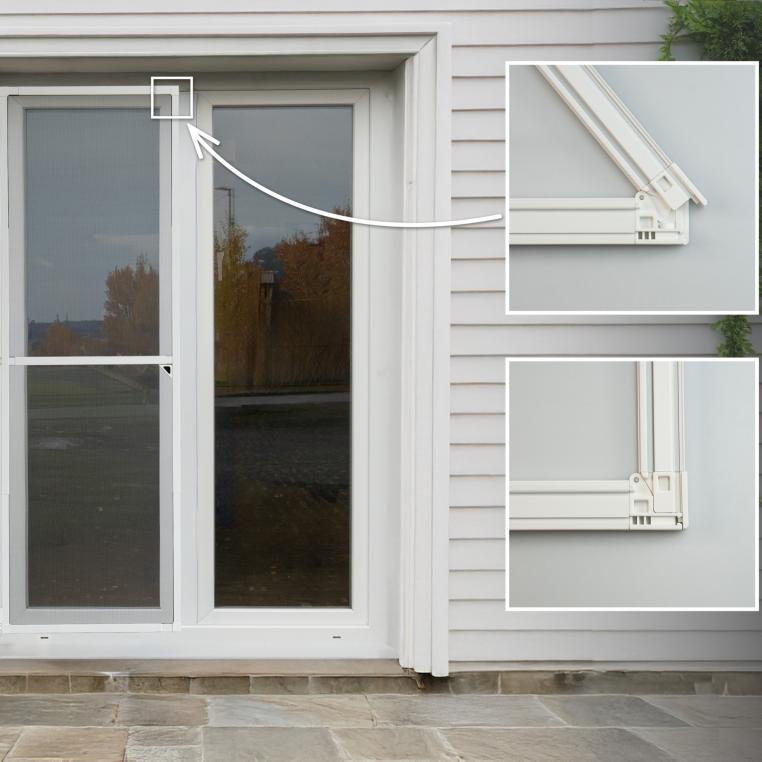 Telescopic Fly Screen for single doors - DIY Kit
